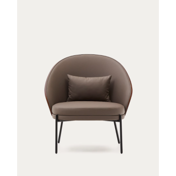 Eamy LA FORMA synthetic leather armchair