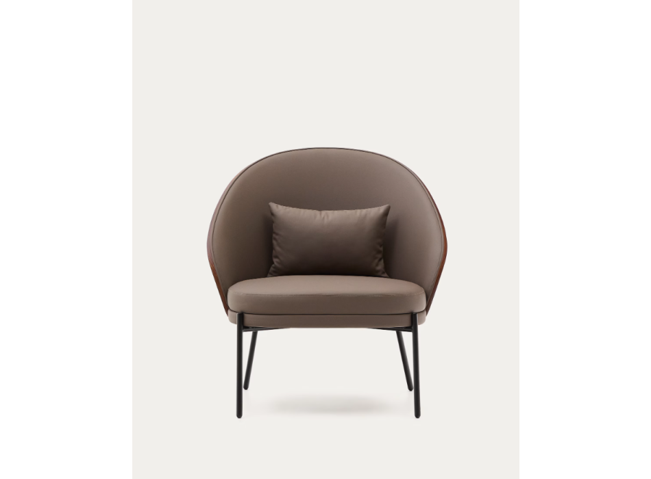 Eamy LA FORMA synthetic leather armchair