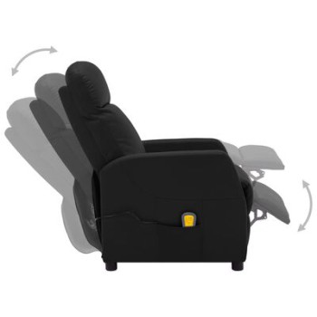 VidaXL Faux Leather Recliner Massage Chair