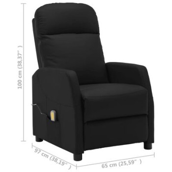 VidaXL Faux Leather Recliner Massage Chair