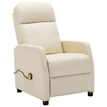 VidaXL Faux Leather Recliner Massage Chair