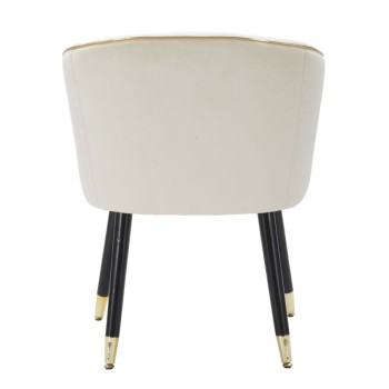 PARIS CREAM/GOLD ARMCHAIR