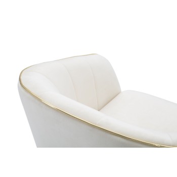 PARIS CREAM/GOLD ARMCHAIR