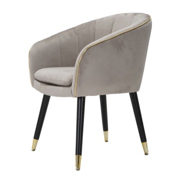 PARIS ARMCHAIR GREY/GOLD