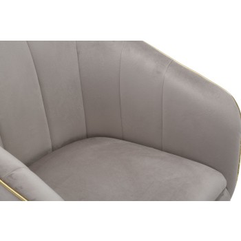 PARIS ARMCHAIR GREY/GOLD