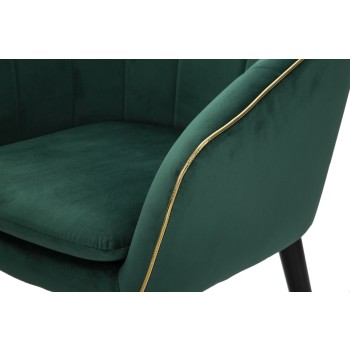 PARIS ARMCHAIR GREEN/GOLD