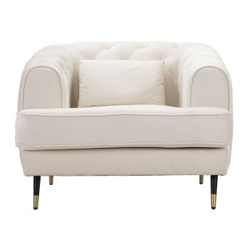 PRAGUE CREAM ARMCHAIR