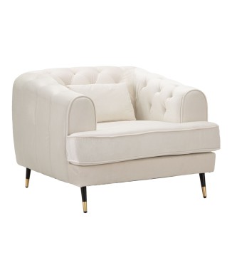 PRAGUE CREAM ARMCHAIR