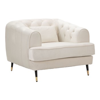 PRAGUE CREAM ARMCHAIR