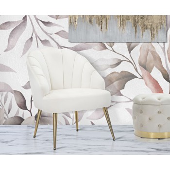 SHELL CREAM ARMCHAIR