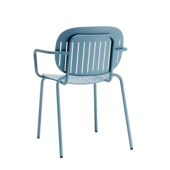 Si-Si Barcode Armchair with Armrests SCAB