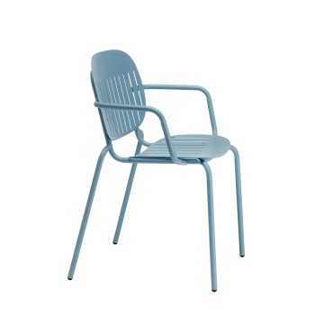 Si-Si Barcode Armchair with Armrests SCAB