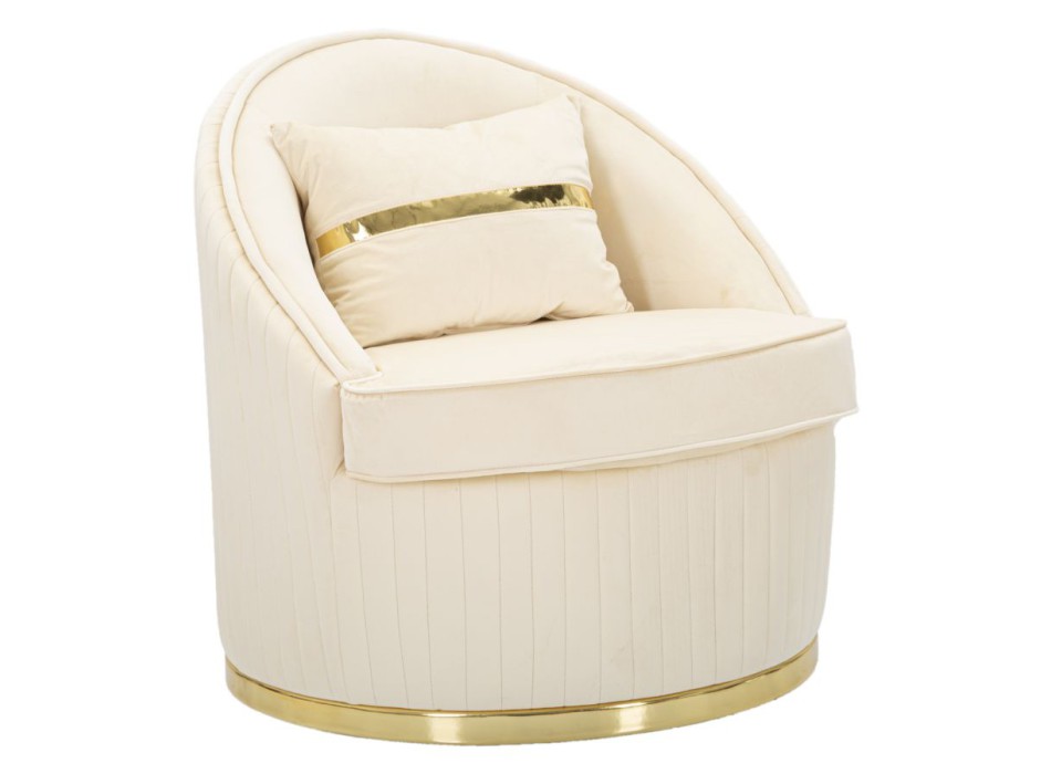 SPACE PLUS CREAM ARMCHAIR