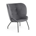 Violet armchair in velvet