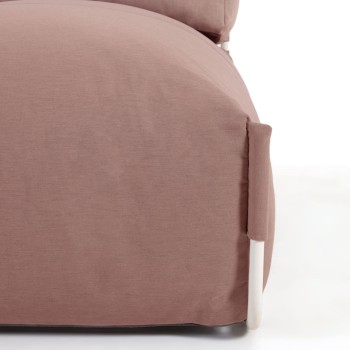 Pouf divano modulare longue outdoor Square