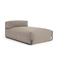 Square outdoor pouf modular sofa