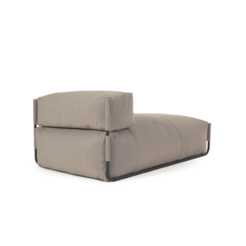 Square outdoor pouf modular sofa