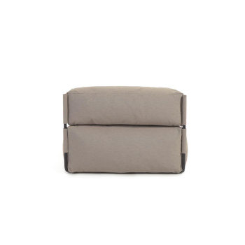 Square outdoor pouf modular sofa