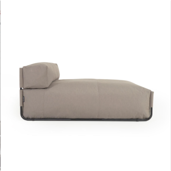 Square outdoor pouf modular sofa