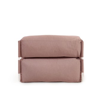 Pouf divano modulare schienale 100%outdoor Square