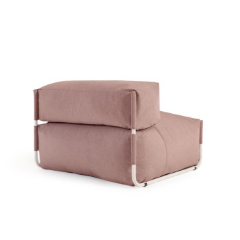 Pouf divano modulare schienale 100%outdoor Square