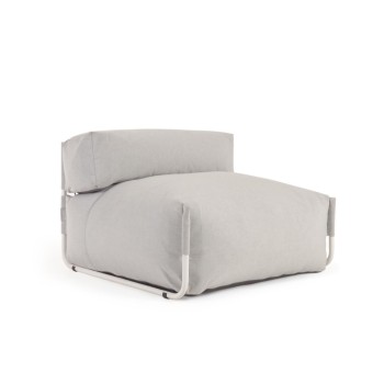 Pouf divano modulare schienale 100%outdoor Square