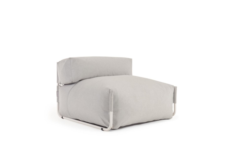 Pouf divano modulare schienale 100%outdoor Square