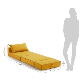 Pouf letto Arty 70 x 89 (200) cm