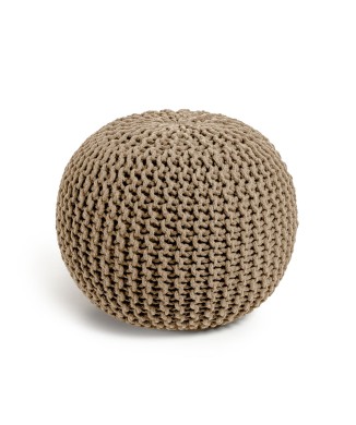 Pouf rotondo Chloe 100% cotone