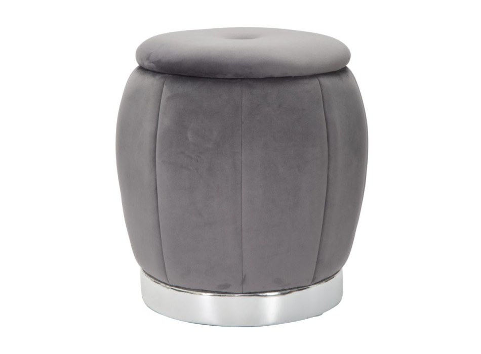 PUFF/CONTAINER PARIS GRAY/SILVER