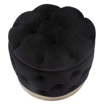 PUFF CONTAINER RICH BLACK