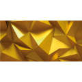 3D framework YELLOW PYRAMIDS G4824 PINTDECOR