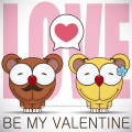 BE MY VALENTINE G1618 PINTDECOR painting