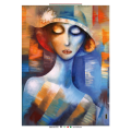 Framework WOMAN WITH HAT G5016 PINTDECOR