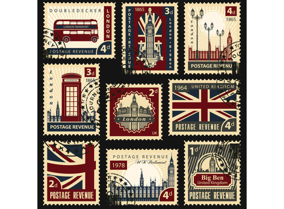 Framework STAMPS LONDON G1246 PINTDECOR