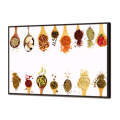 LUMINOUS painting SPICES IN THE SPOON GL3492 PINTDECOR