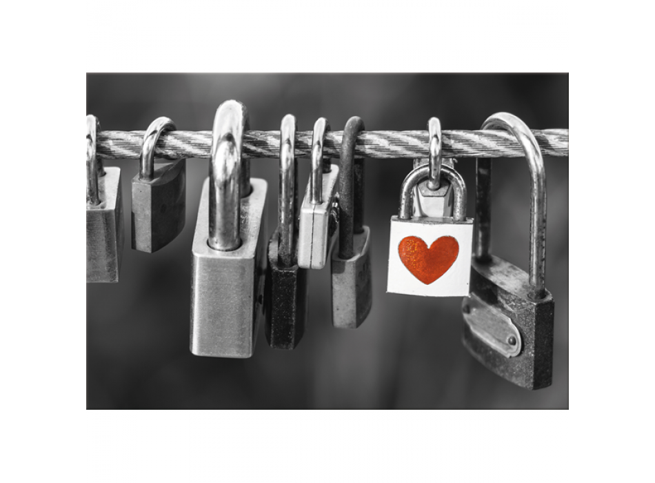 Framework PADLOCK WITH HEART G2552 PINTDECOR