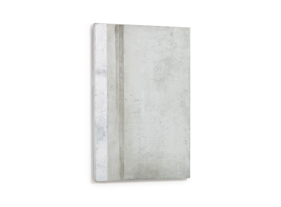 Quadro Vespera bianco e grigio 60 x 90 cme grigio 60 x 90 cm