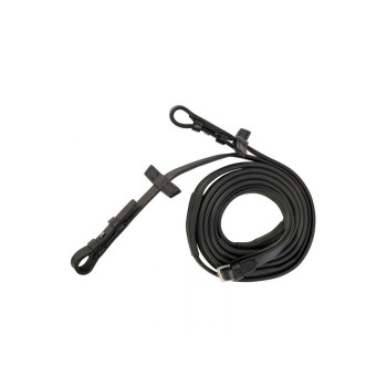 Slimline Rubber Reins (1/2") with Hooks