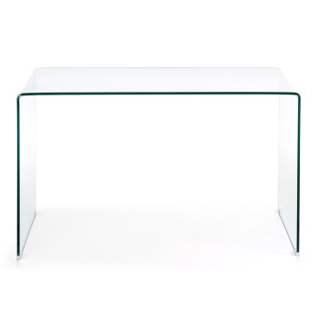 Burano desk 125 x 70 cm transparent