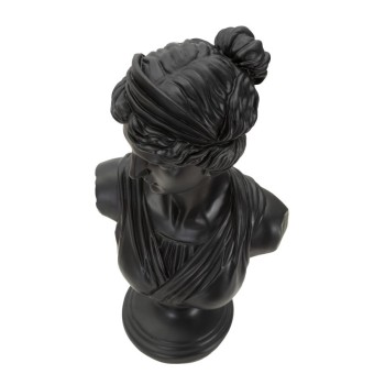 ROMAN WOMAN BLACK SCULPTURE