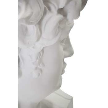 ANTIQUE WHITE HEAD SCULPTURE