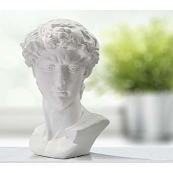 ANTIQUE WHITE HEAD SCULPTURE