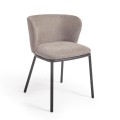 Ciselia chair in chenille