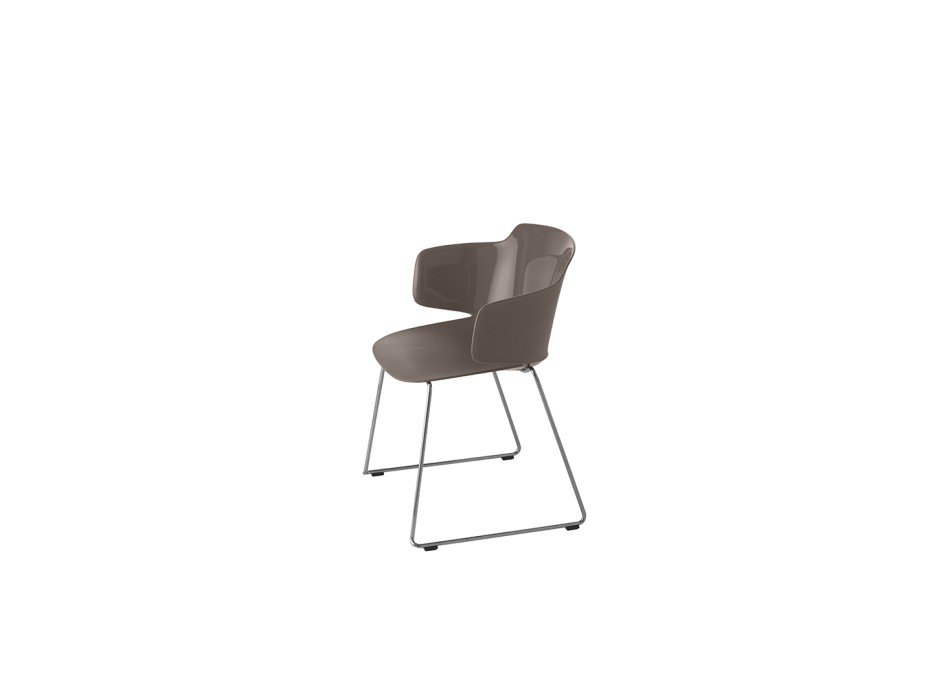 Chair with armrests and sled base CLASSY 1084 ET AL