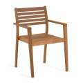 Hanzel outdoor chair in wood