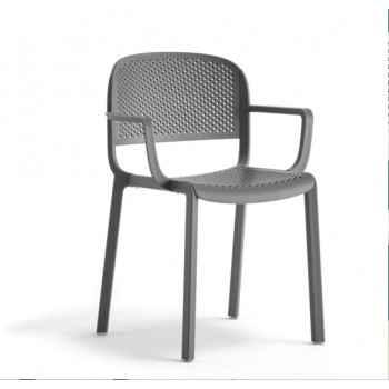 DOME 265-266 CHAIR WITH PEDRALI ARMRESTS