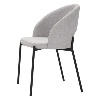 GRAY HELSINKI CHAIR SET 2 PCS