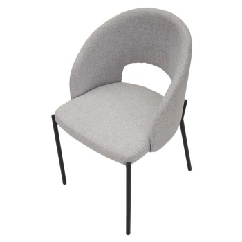 GRAY HELSINKI CHAIR SET 2 PCS