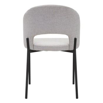 GRAY HELSINKI CHAIR SET 2 PCS